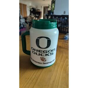Vintage Whirley Oregon Ducks Pac 10 Champions 2001 2002 Pepsi Insulated Mug
